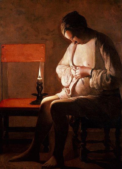 The Flea Catcher by Georges de La Tour